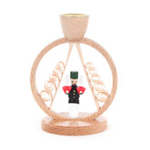Candle Holder, Miner in Ring, Pyramid Candle